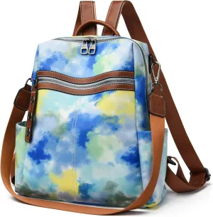 Maxoner Backpack Purse for Women Fashion Genuine Leather Convertible Shoulder Handbag Travel Bag Satchel Rucksack Ladies Bag