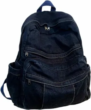 MaxxCloud Women's Heavy Cotton Canvas Laptop Backpack Lightweight Casual Hiking Daypack Travel Bag