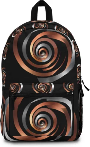 METAL SPIRALS design backpack