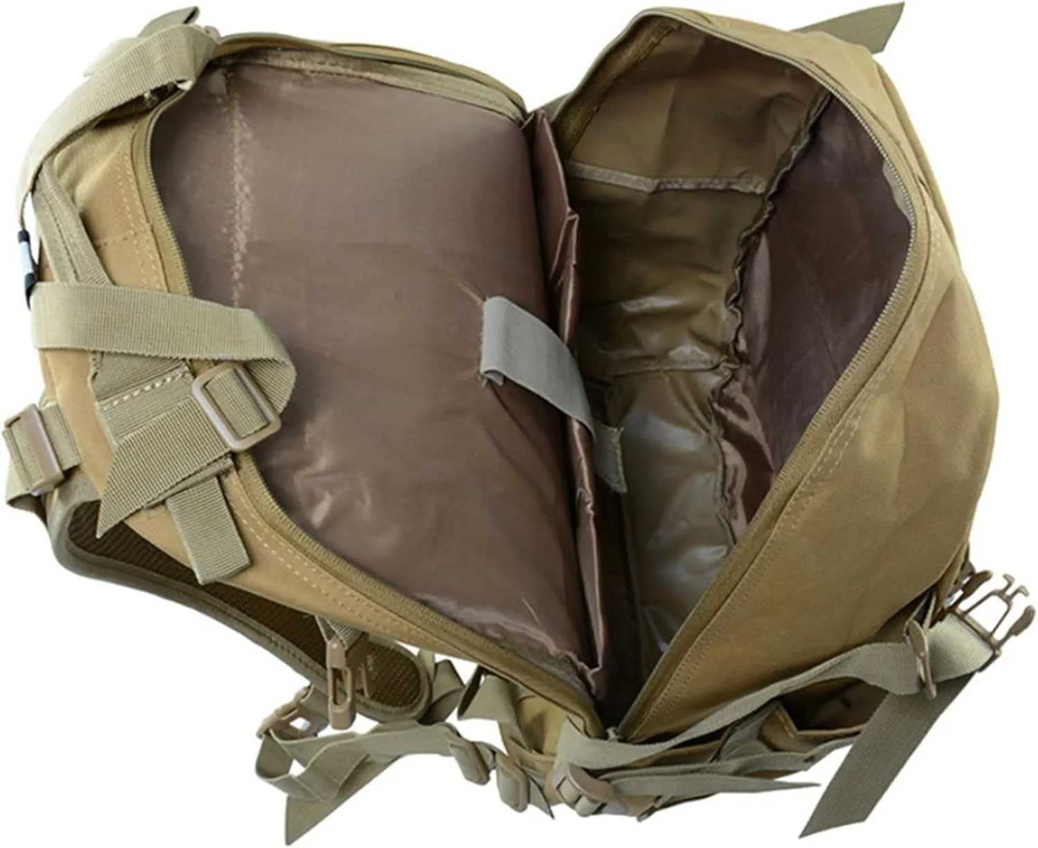 Military Tactical Backpack 25l for Men Hiking Camping Backpack with Luminous Strip Outdoor Hunting Daypack(C)