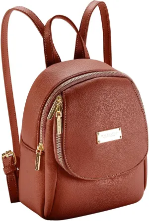 Mini Backpack Purse For Women, Small size Leather Backpacks For Lady Cute Wallet Backpacks Tiny Backpack