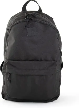 Mintra Office Backpack, Water-resistant Everyday Bag with Adjustable Straps, Unisex Backpack for Travel, College, Multi-Compartments with Secure Zippers, Black, 20L Large, 12.59" W x 20" H