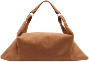 Molodo Slouchy Shoulder Bag for Women Designer Crossbody Bag Dumpling Bag Suede Hobo Bag Handbag Purses for Commuting