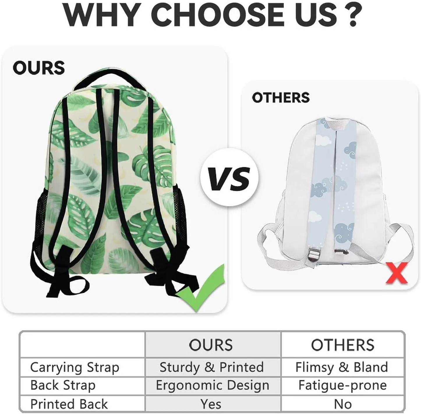 Monkey School Backpack for Boys - 17 Inch Green Backpacks for Kids 6-8 Years - Lightweight Cute Bookbag for Elementary