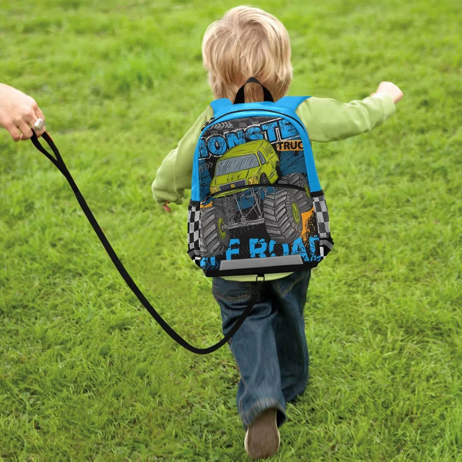 Monster Truck Backpack Kids Backpacks for Boys Truck Backpack For Toddler Boys 13 Inchs
