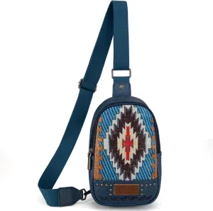 Montana West Aztec Crossbody Sling Bag for Women Western Fanny Pack Purse MBB-MW1316-2100JN