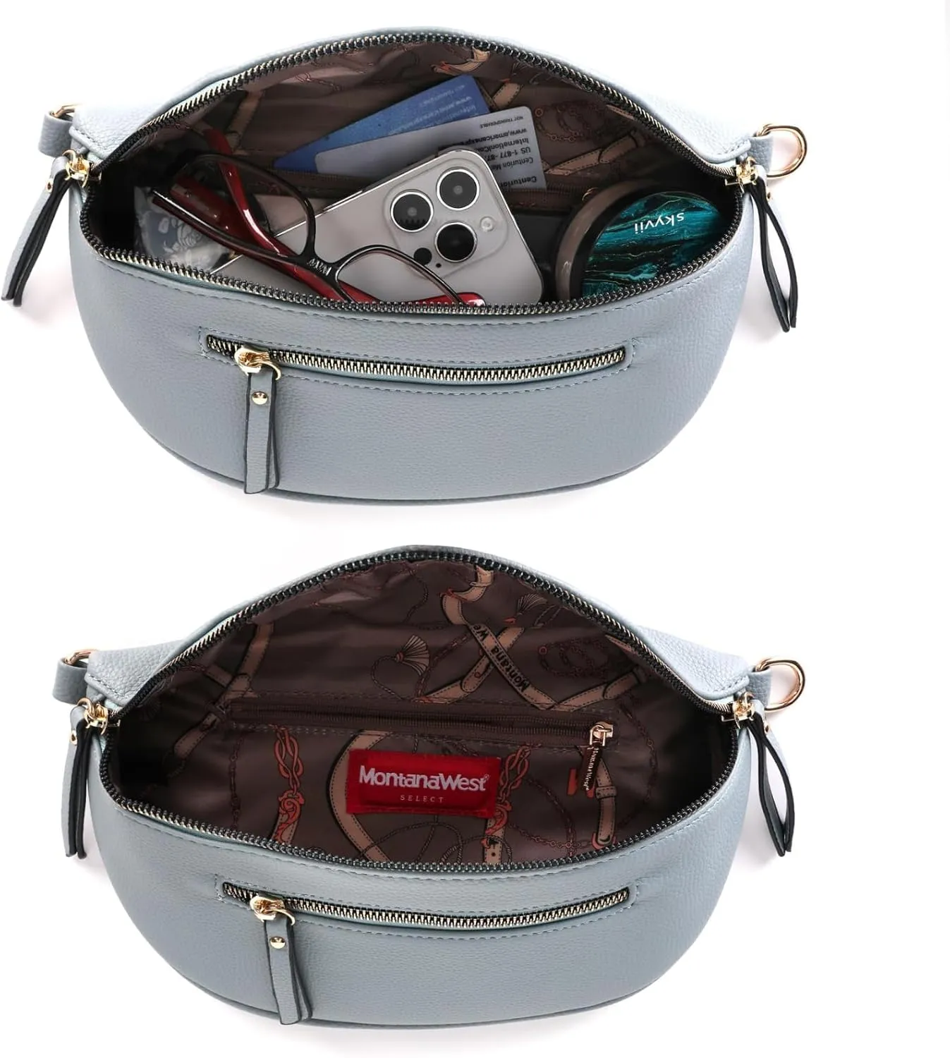Montana West Crossbody Bags for Women Bum Bag Sling Purse with Adjustable Strap