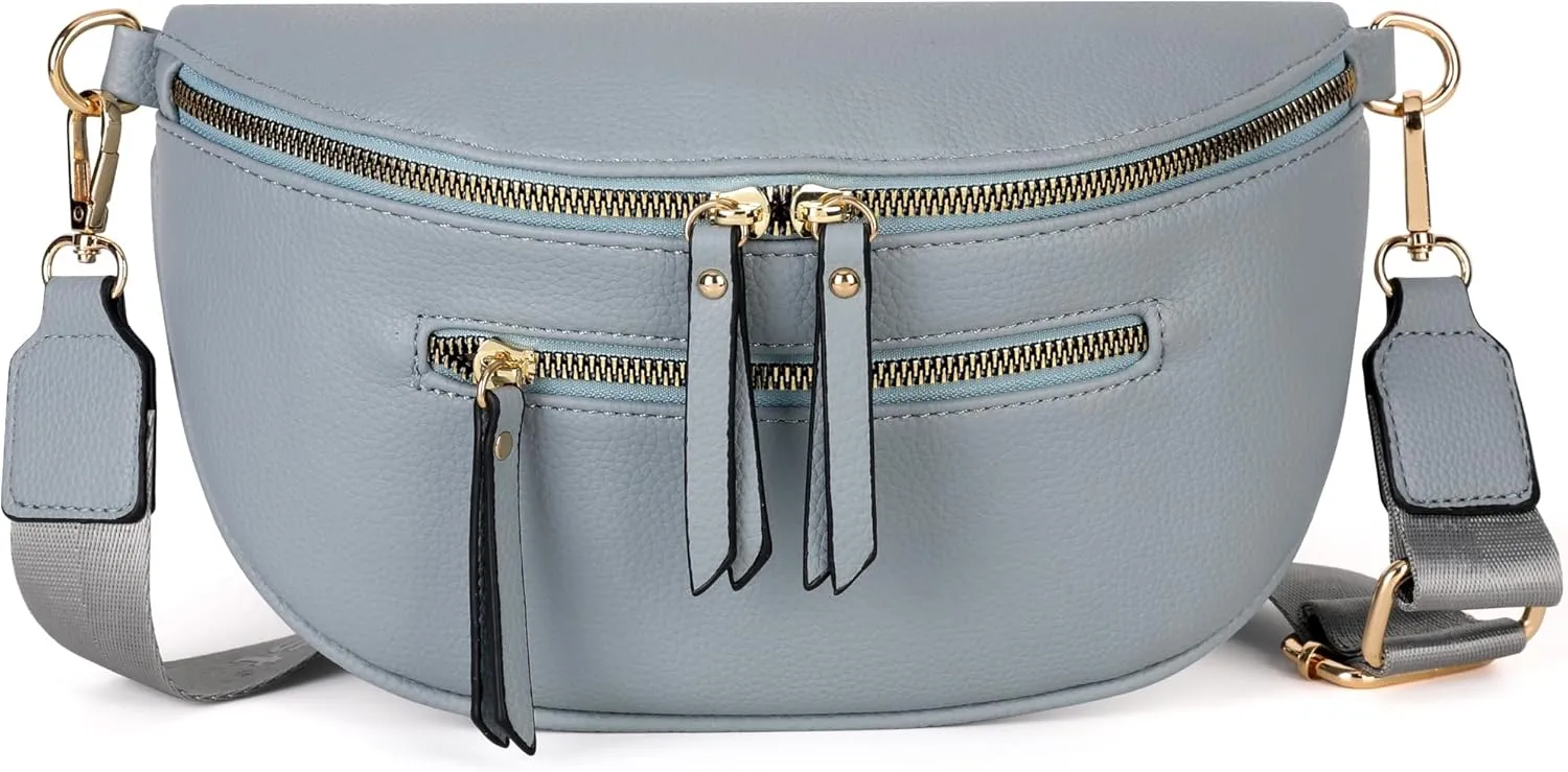 Montana West Crossbody Bags for Women Bum Bag Sling Purse with Adjustable Strap