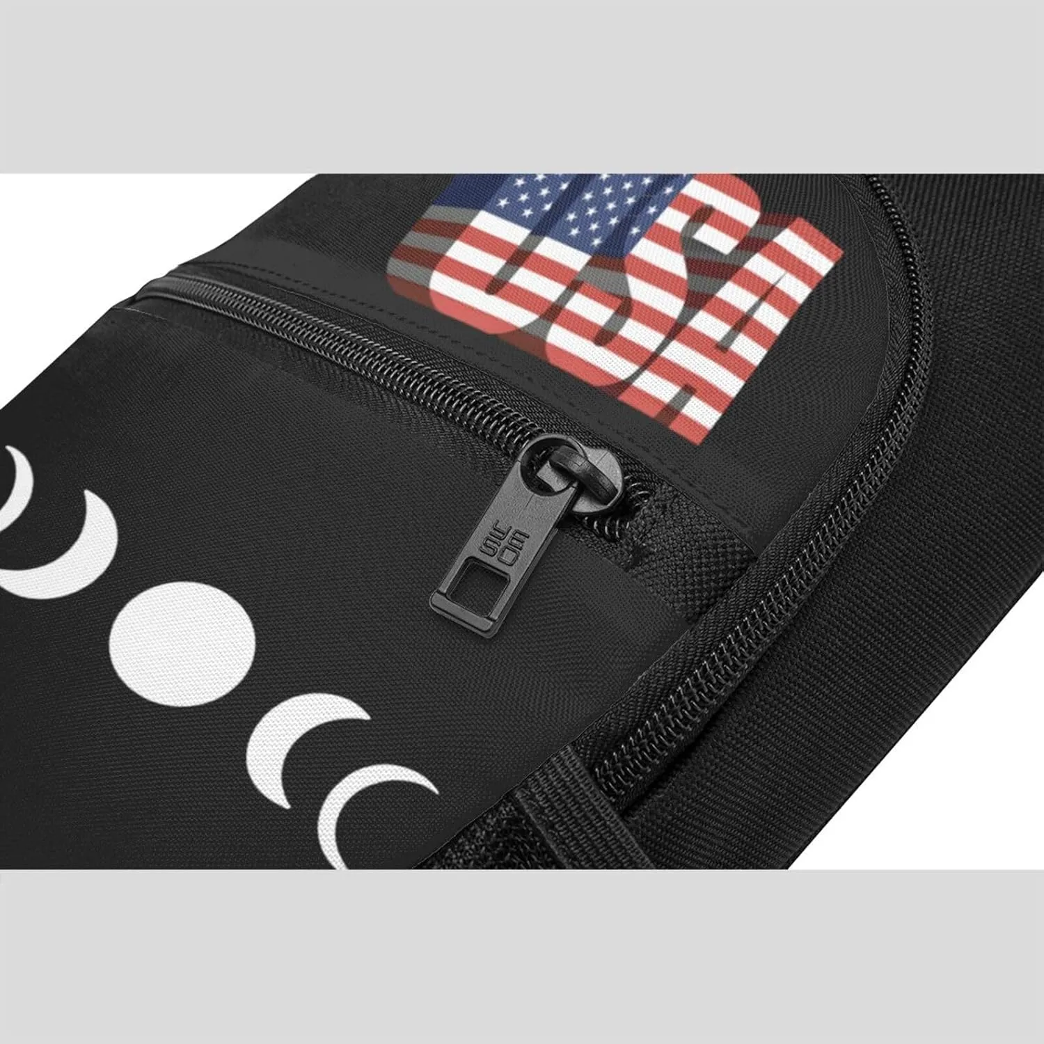 Moon Phases Space，Fashion One-Shoulder Bag，Anti-Theft Crossbody Shoulder Chest Bag