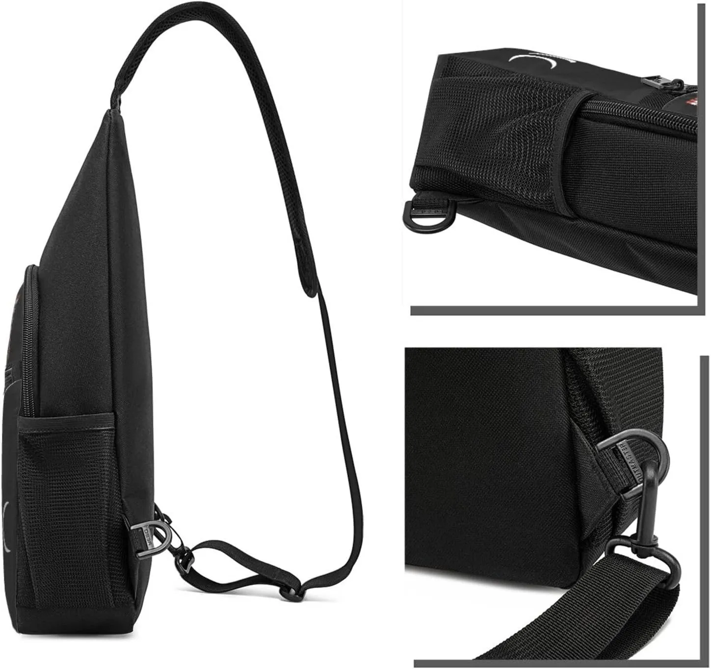 Moon Phases Space，Fashion One-Shoulder Bag，Anti-Theft Crossbody Shoulder Chest Bag