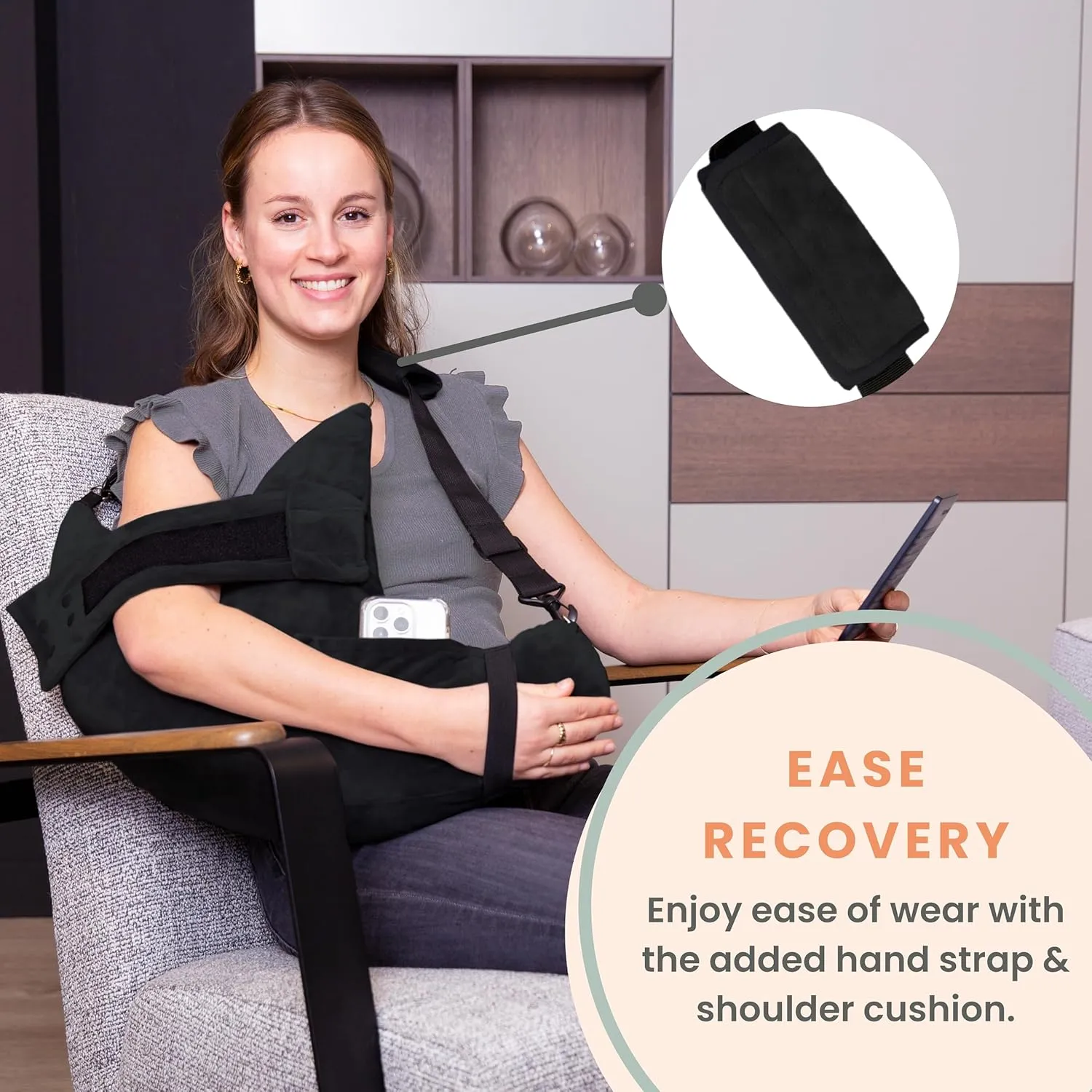 MOYOAMA Post Shoulder Surgery Pillow with Pocket- Rotator Cuff Pillows for Sleeping, After Shoulder Surgery Must Haves, Rotator Cuff Sleeping Pillow, Rotator Cuff Surgery Recovery Accessories