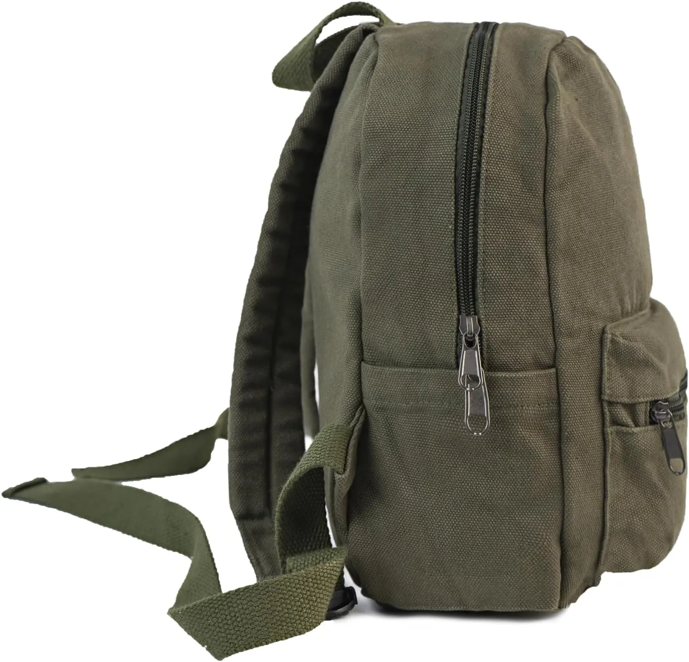 MT WORLD Personalized Mini Canvas Toddler Backpack - Custom Monogram Infant Vintage Backpack