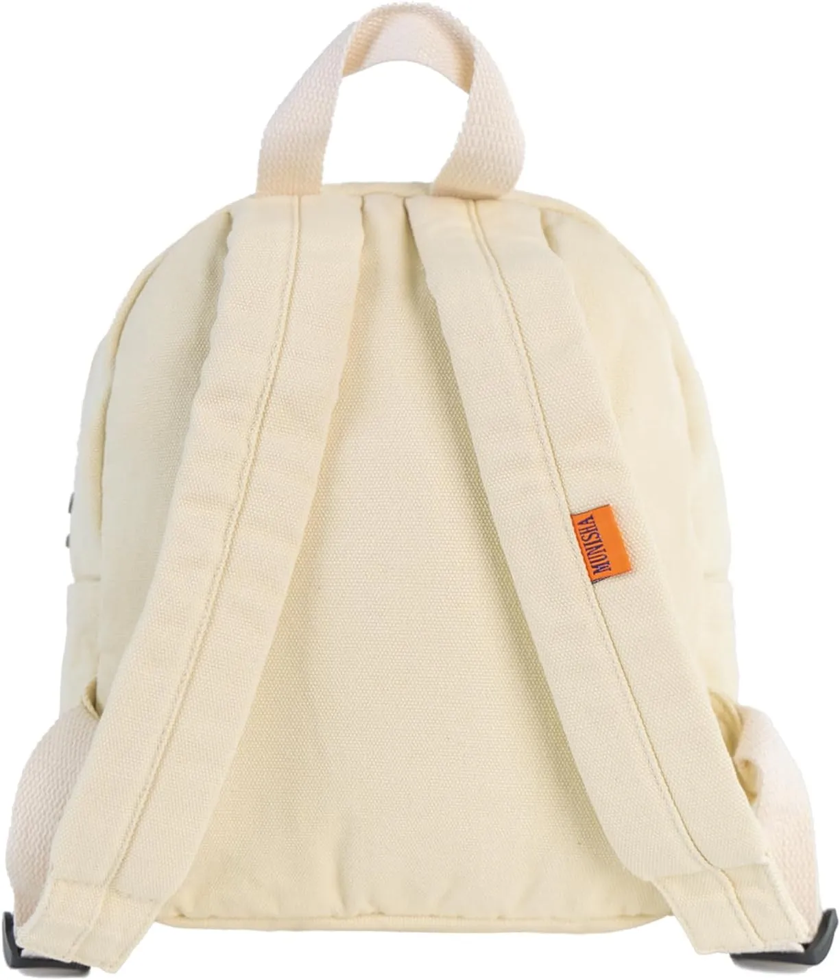 MT WORLD Toddler Mini Canvas Backpack - Personalized Vintage Daypack for Kids, Custom Monogram