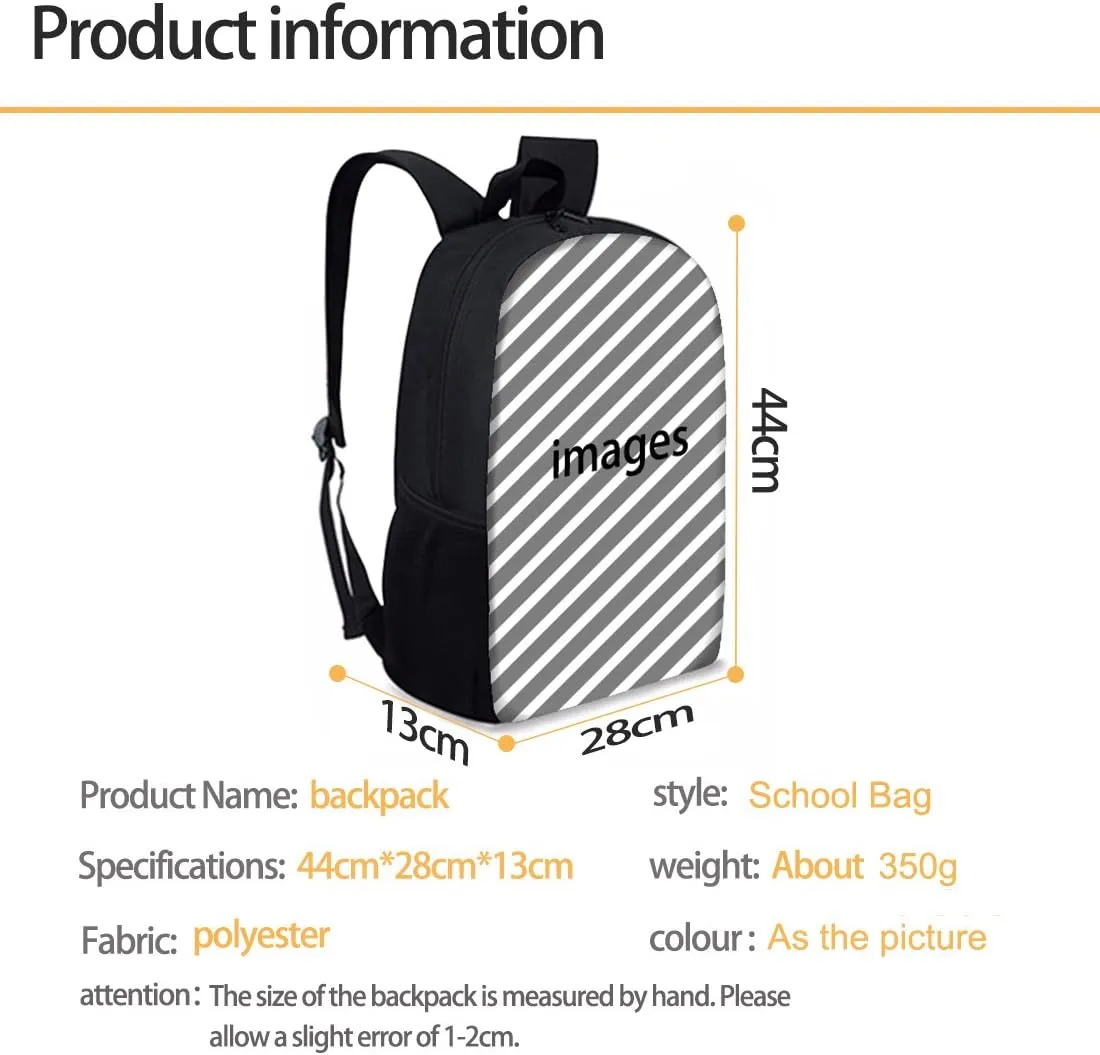 Mumeson 1776 Flag Backpack Kids School Backpack 3 Pack Set Back to School Backpack Set School Supplies Daypack with Lunch Bag Zipper Closure Pencil Case