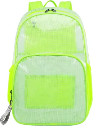 mygreen Clear Backpack, Heavy Duty School Bag for 15.6 Laptop