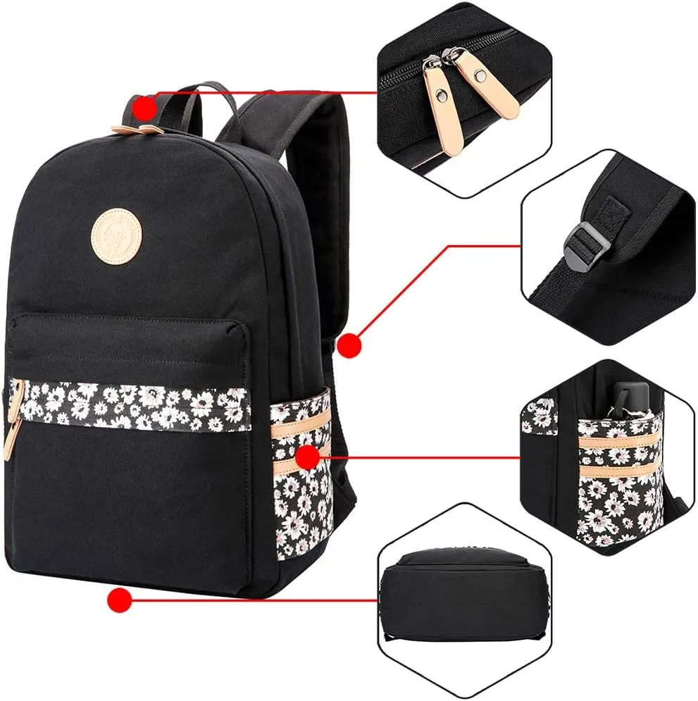 mygreen Kids Backpack, Kawaii Girls Backpack for School Ages 8-12