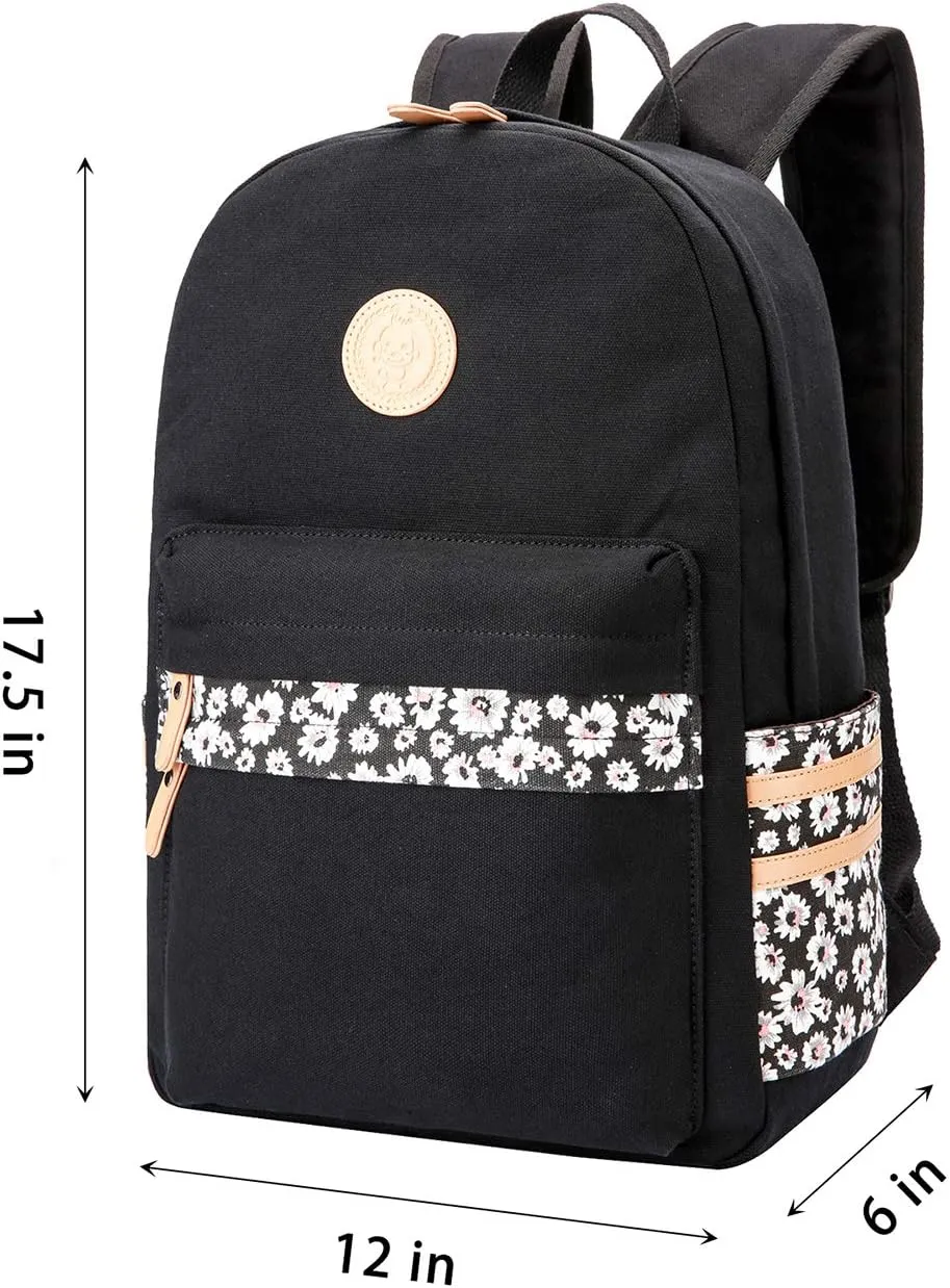 mygreen Kids Backpack, Kawaii Girls Backpack for School Ages 8-12