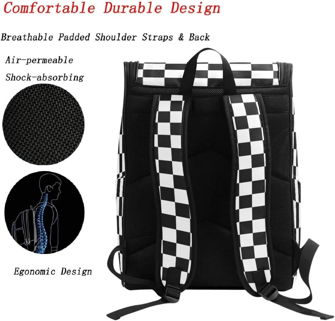 Naanle Daypack College School Backpack Large Travel Hiking Bags for Men Women,Waterproof Computer Bag Fits 15.6 Inch Laptop