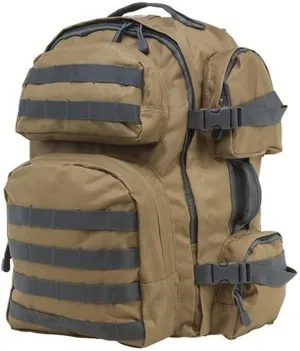 NC Star NcSTAR CBTU2911, Tactical Backpack, Tan with Urban Gray Trim
