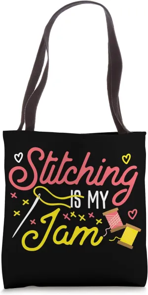 Needlework and Sewing Design For Embroidery Lovers Tote Bag