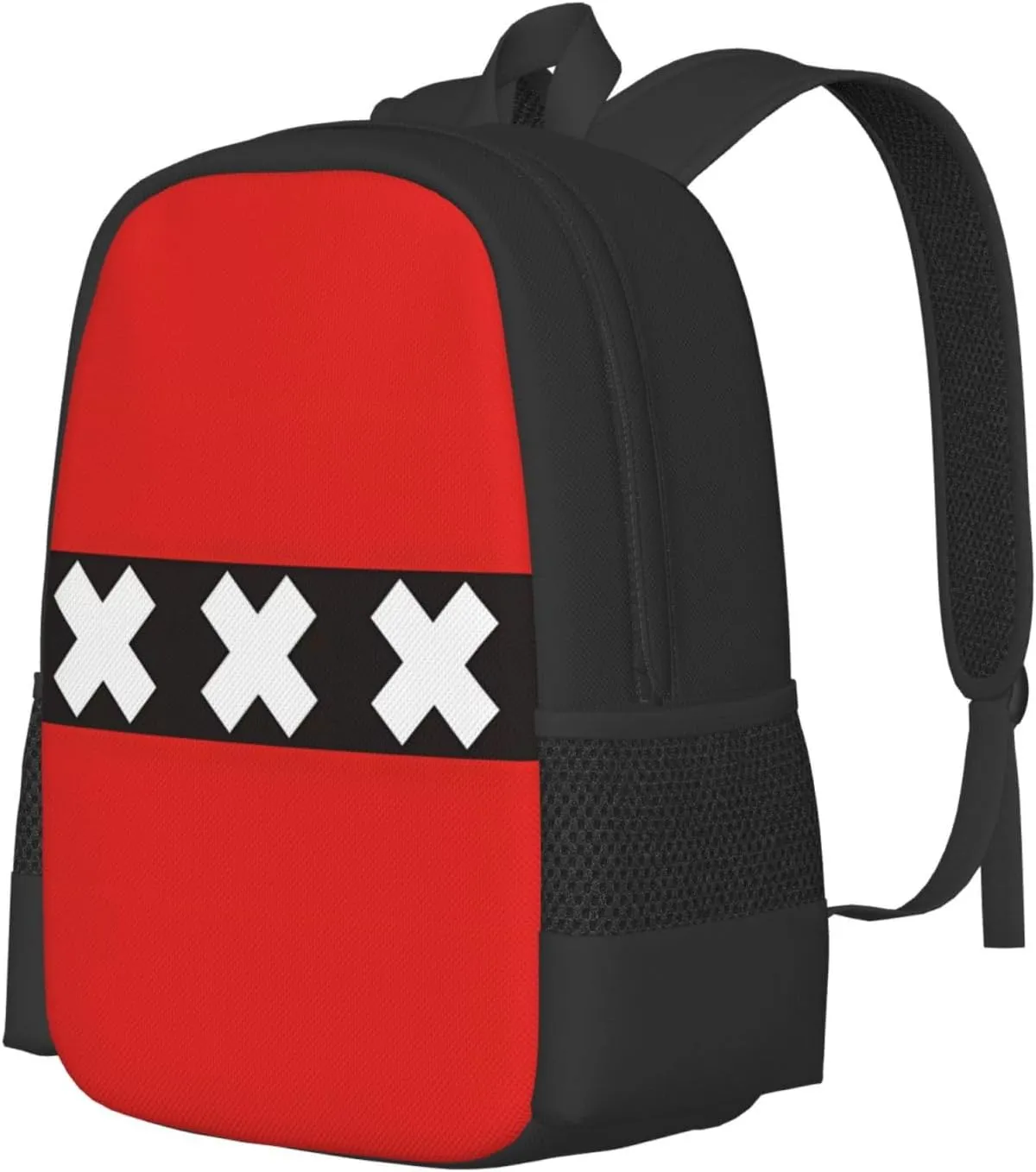 Netherlands Holland Flag Casual Backpack Large Capacity Backpacks 15 Inch Laptop Back Pack Travel Rucksack Daypack Commuter Bags with Adjustable Strap for Camping