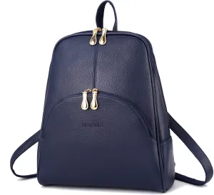Nevenka Backpack Purse for Women Casual Shoulder Bag PU Leather Zipper Closure Adjustable Strap…