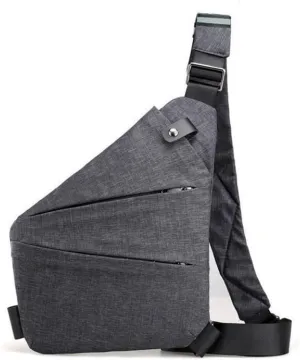 New Anti-Theft Bag For Travel Casual Left or Right Shoulder Slim Sling Bag Cross Body Travel Bag Unisex
