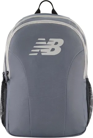 New Balance Laptop Backpack, Travel Computer Bag for Men and Women, Grey, 19 Inch