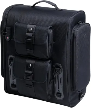Niche Back Seat/Sissy Bar Street Motorcycle Tail Bag-65L, Travel Luggage with Waterproof Rain Cover, Tall Rack Bag with TSA-Number Lock and Zipper Closure (NMO-2304)