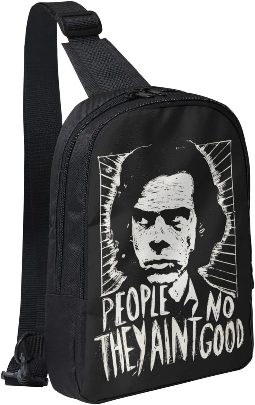 Nick Music Cave Crossbody Bag for Women Men Travel Small Shoulder Bags Waterproof Sling Backpack