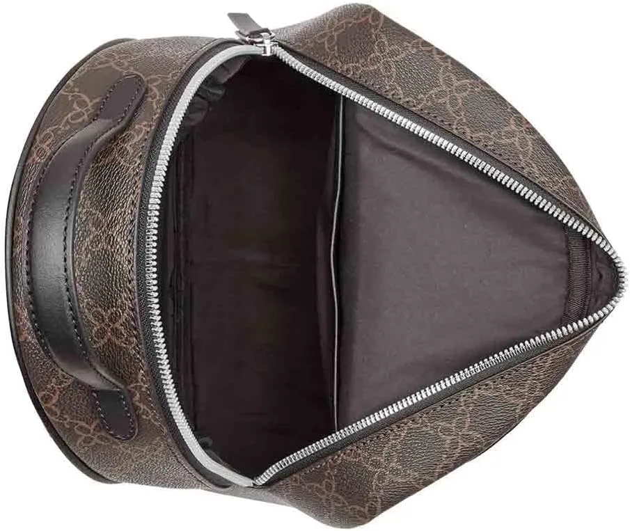 Nine West Ryland Dome Backpack, Brown Logo/Black