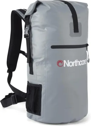 Northcore Surfing and Watersports Accessories - 30L 30 Litre Capacity Waterproof Back Pack Rucksack Bag - Cool Grey