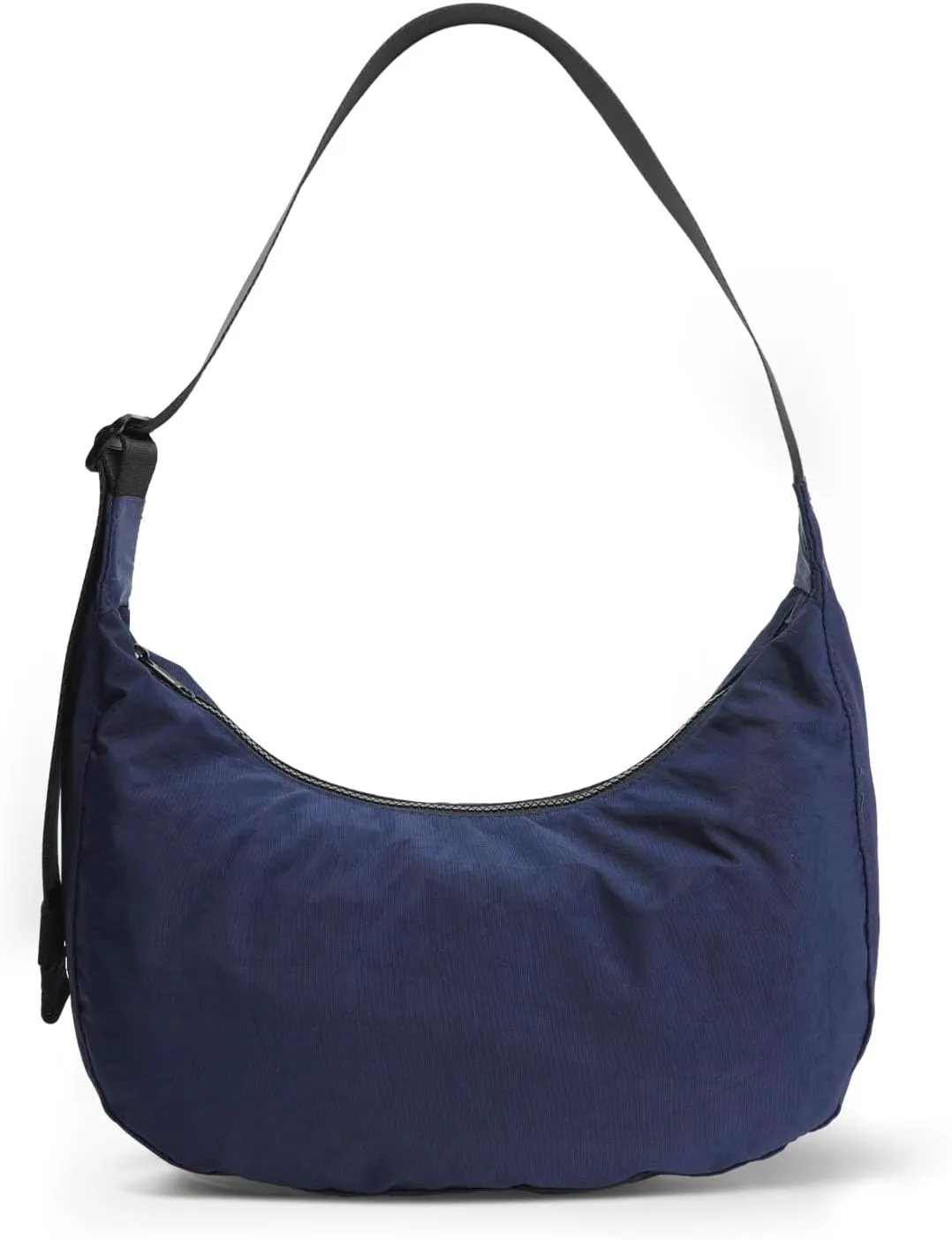 Nylon Crescent Bag - Casual Shoulder Crossbody with Adjustable Strap & Dual Interior Pockets