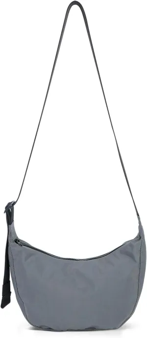 Nylon Crescent Bag - Casual Shoulder Crossbody with Adjustable Strap & Dual Interior Pockets