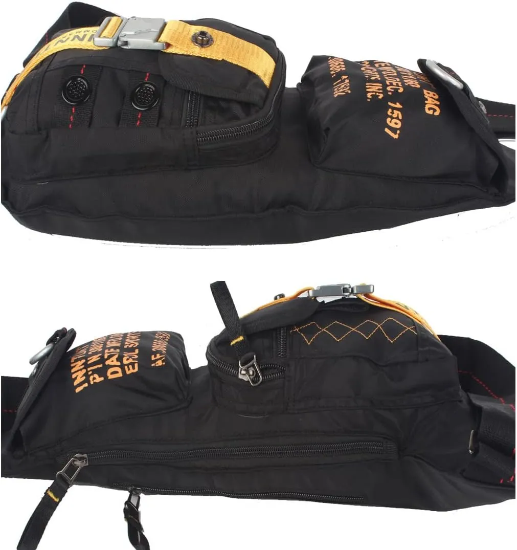 Nylon Sling Bag Small Backpack Crossbody Shoulder Bag Sling Pack