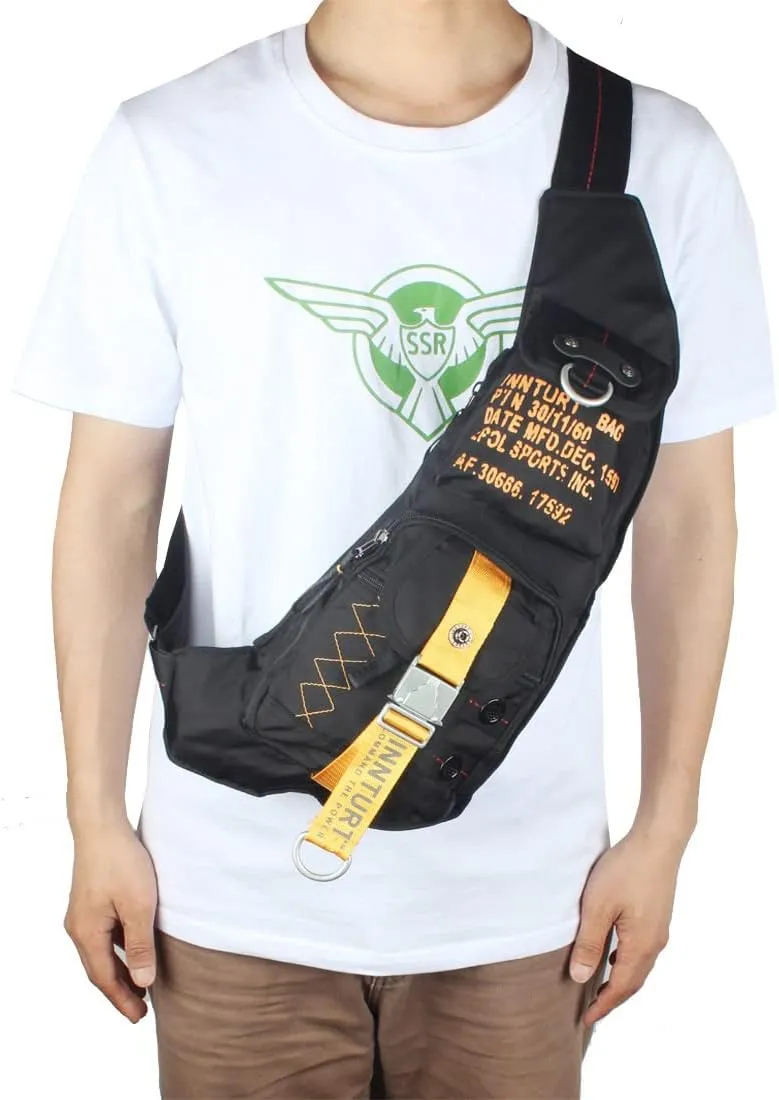 Nylon Sling Bag Small Backpack Crossbody Shoulder Bag Sling Pack