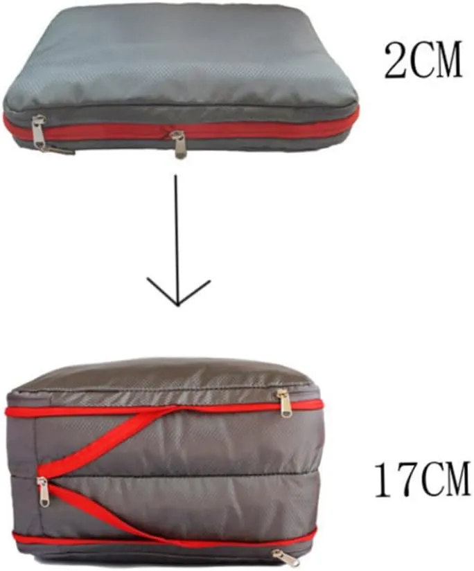 Nylon Waterproof Compression Bag for Duffle Travel Pouches Sealed Storage for Clothes Organizer for Space-saving Multi-purpose