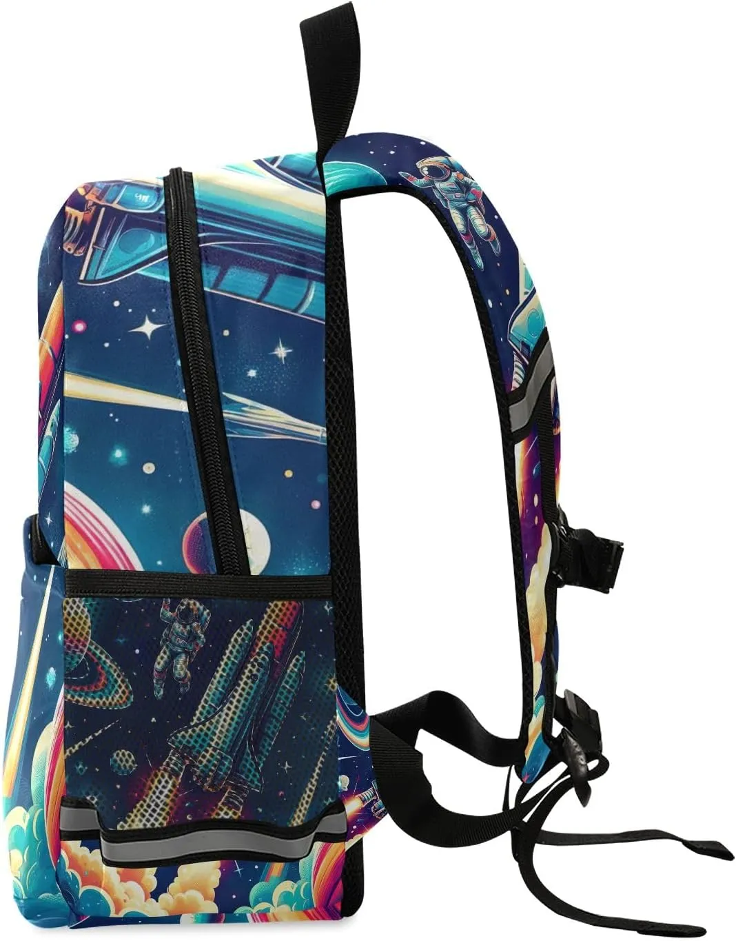 ODAWA Astronaut on Sky Toddler Traveling Backpack Kids Backpack with Leash