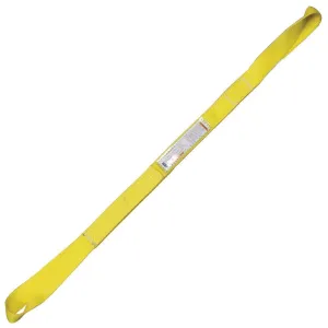 One Ply 1" x 14' Twisted Eye-to-Eye Nylon Type 4 Sling | EE1T-801 | 8-1/2" Eye Length | 1,600 Lb. Vertical Capacity | Hanes Supply (HSI) Heavy Duty Rigging Equipment for Lifting and Towing