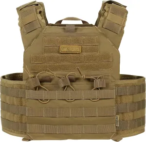 OneTigris DOOM Tactical Vest, Adjustable Airsoft Vest MOLLE Vest for Men
