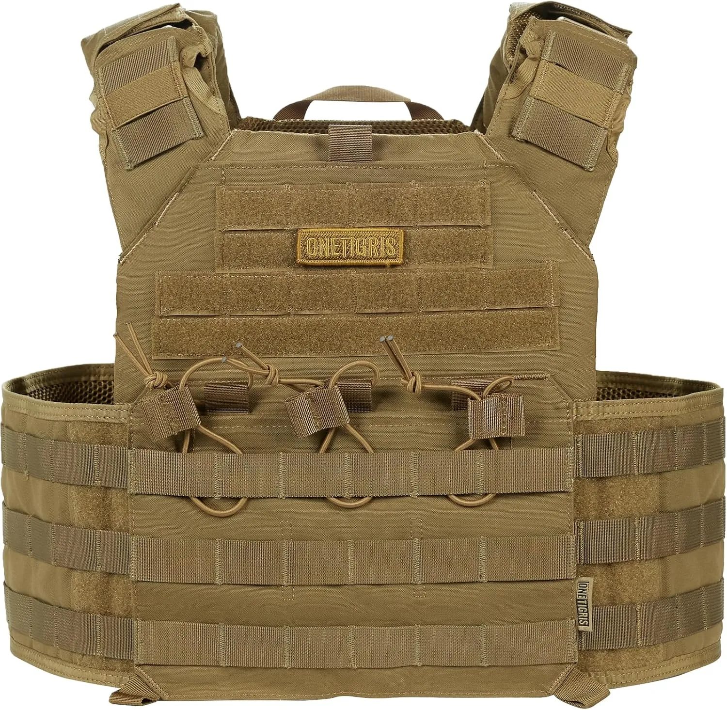 OneTigris DOOM Tactical Vest, Adjustable Airsoft Vest MOLLE Vest for Men