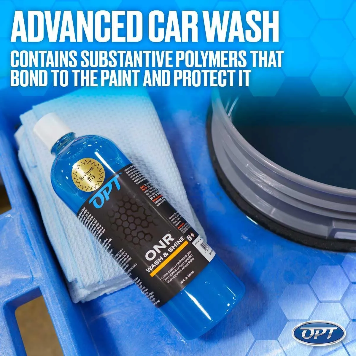 Optimum No Rinse Wash and Shine - ONR Car Wash, 1 Gallon, New Formula Version 5, Safe on Paint, Coatings, Wraps, and Interior, Rinseless Wash provides an Eco Friendly Car Wash Option