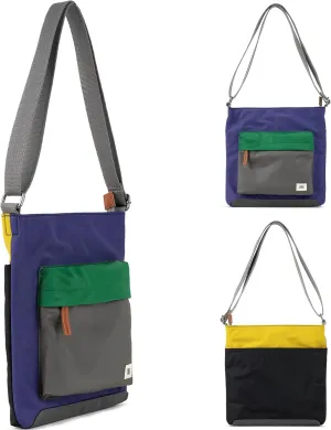 ORI LONDON Medium Nylon Crossbody Bags for Women & Men - Small Crossbody Bag w/Chunky Zippers - The Kennington