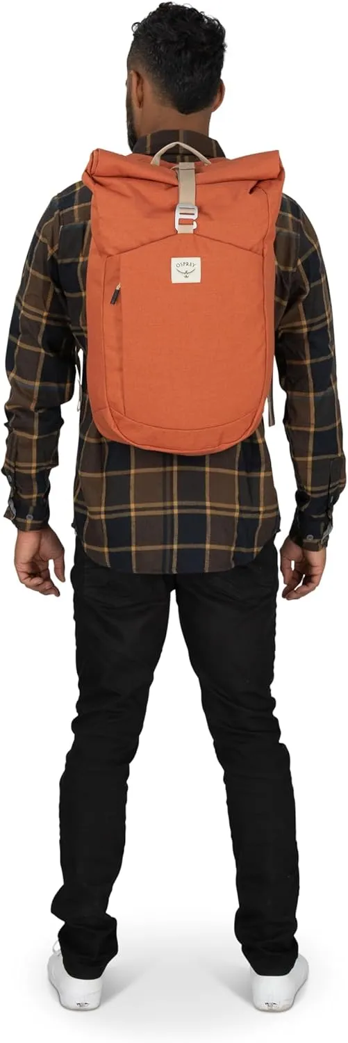 Osprey Arcane Roll Top Commuter Backpack, Earl Grey Heather
