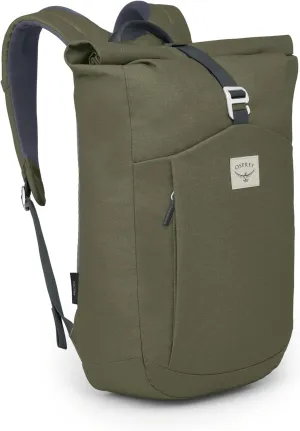 Osprey Arcane Roll Top Commuter Backpack, Earl Grey Heather