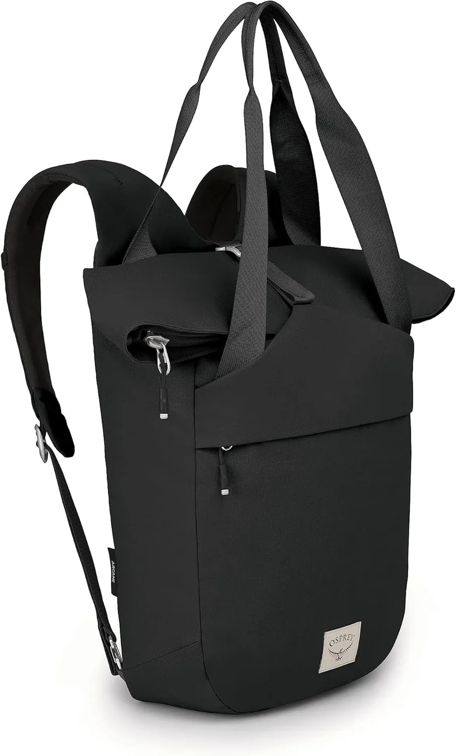 Osprey Arcane Zip Top Tote Backpack, Black