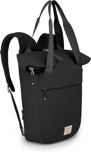 Osprey Arcane Zip Top Tote Backpack, Black