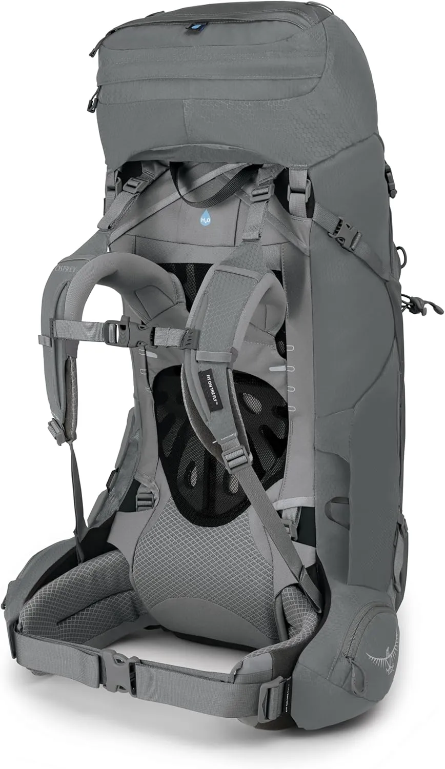 Osprey Ariel 55L Women's Backpacking Backpack, Medium Gray, WXS/S