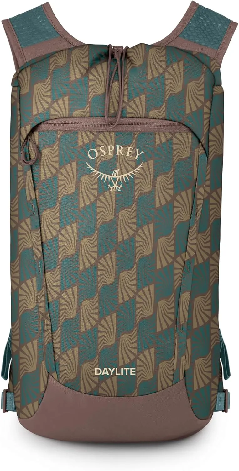 Osprey Daylite Cinch Backpack, Kazuma Print/Magma Brown