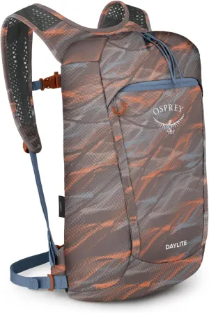 Osprey Daylite Cinch Backpack, Smoky Desert Print/Magma Brown